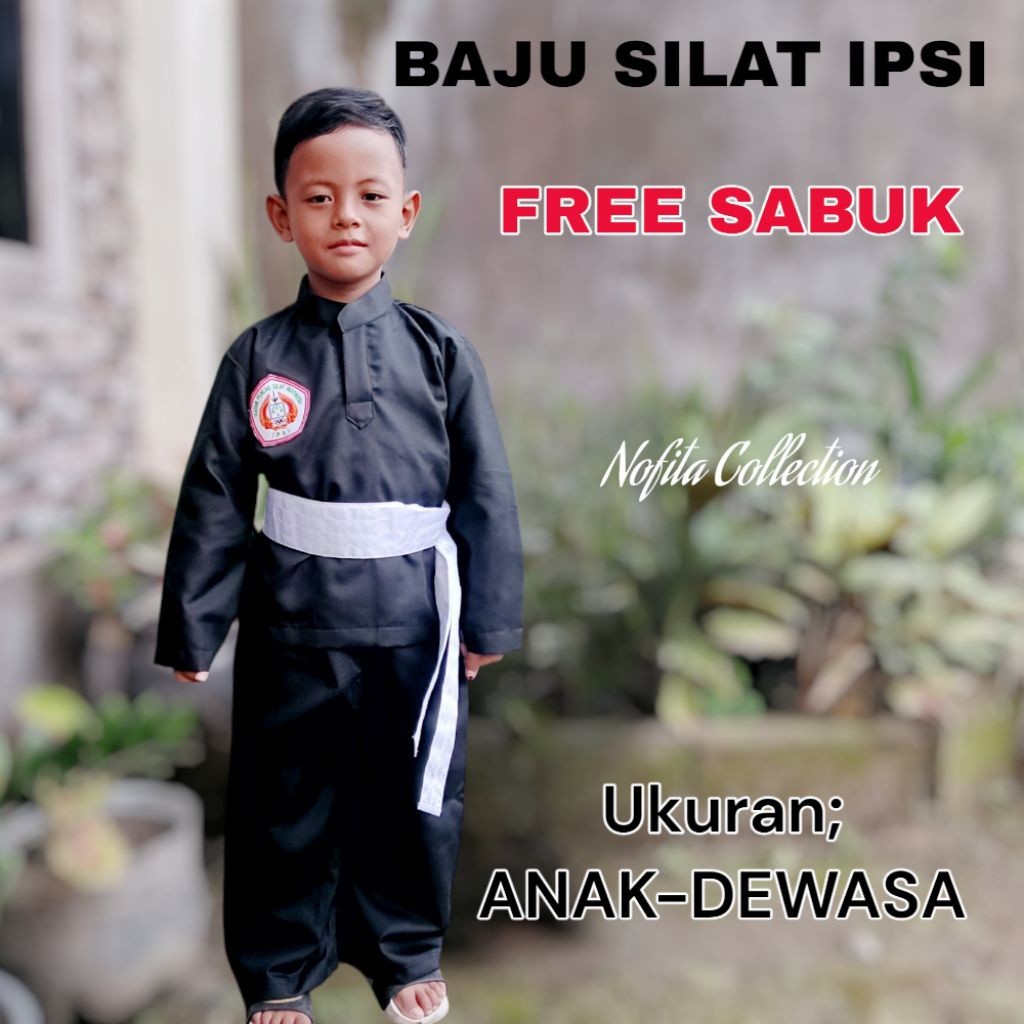 Baju Silat IPSI Standart Pemula-Seragam Silat IPSI lengkap SabukCO