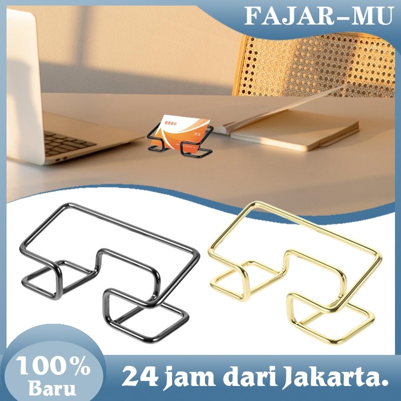 

Tempat Kartu Nama Bahan Logam Rak Penempatan Kartu Nama Name Card Holder Kantor Stand Kartu Nama