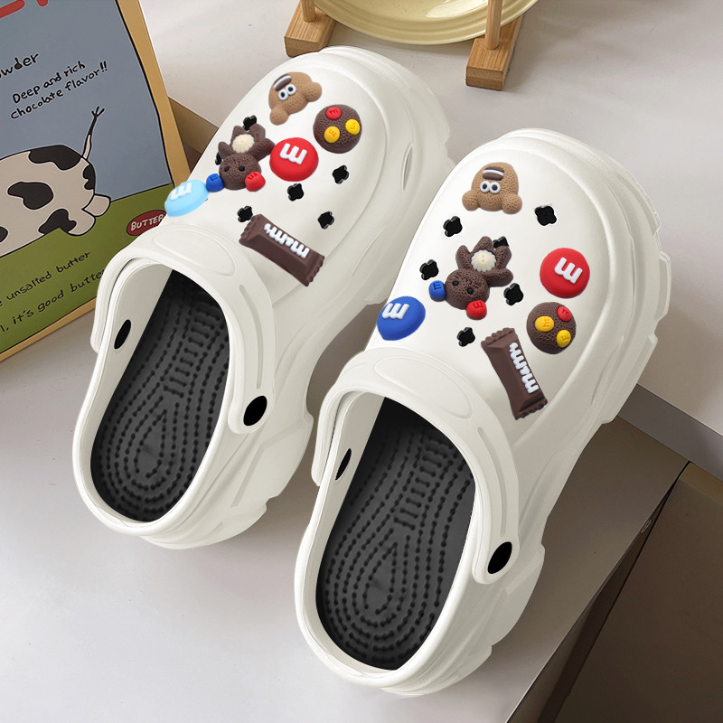 Sandal Baim Wanita Special TINGGI 8 CM Bahan Ringan - Sandal Wedges Karet Wanita
