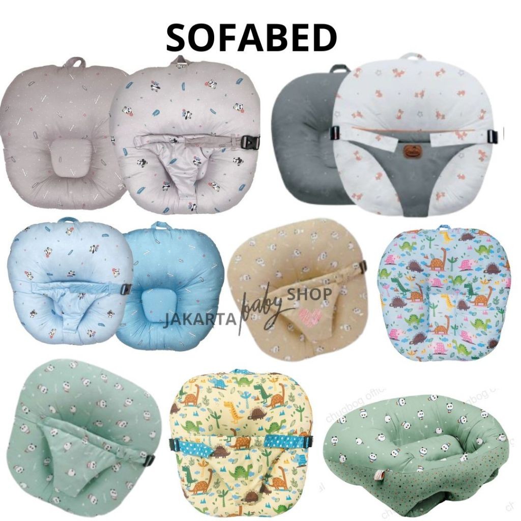 CHUGBOG SOFA BAYI / SOFA BALITA / SOFABED / PERLENGKAPAN BAYI BARU LAHIR / KADO / DINO 11006 / OCEAN