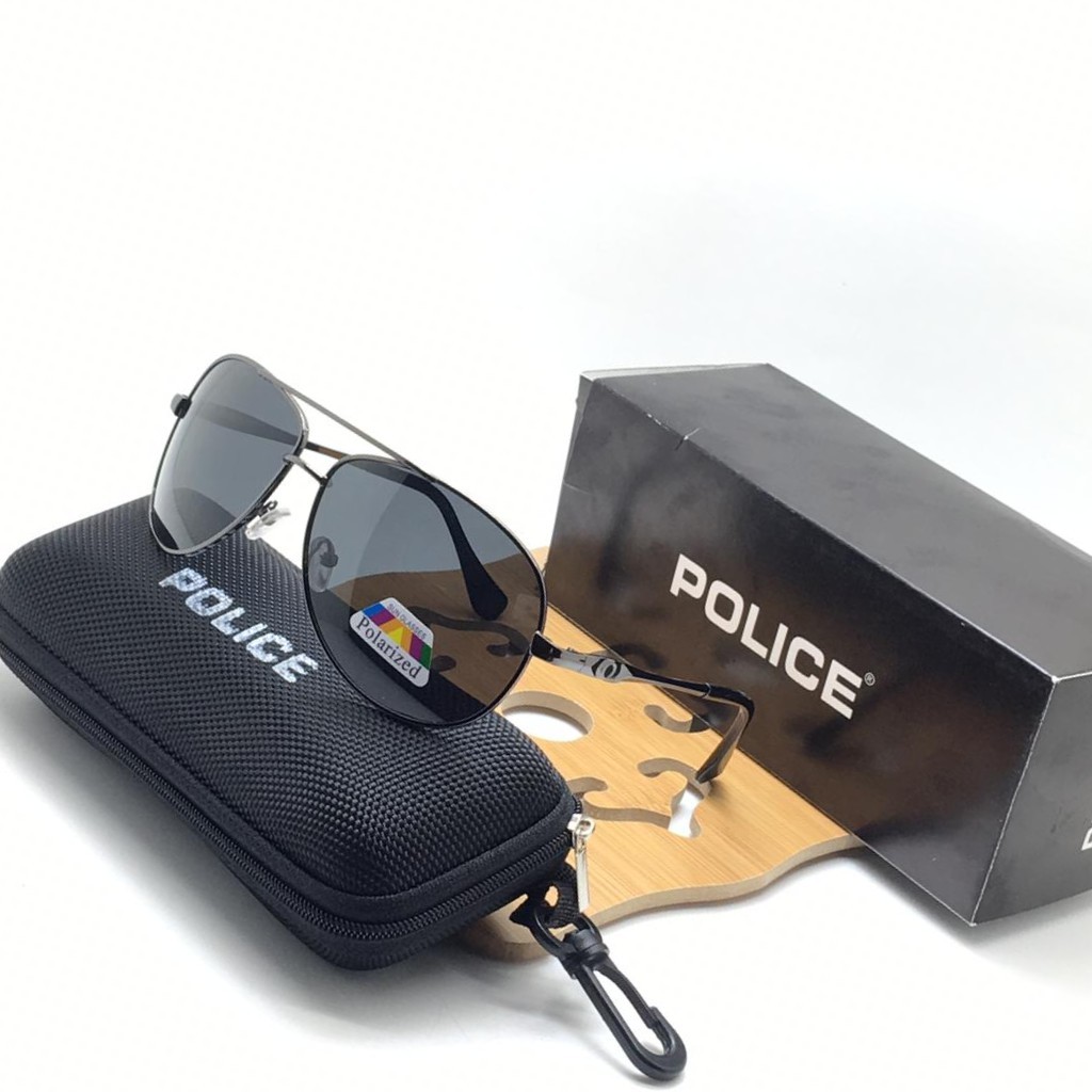 FLASH SALE COD Kacamata Hitam TERBARU  Kacamata Fashion Pria Police A379 NEW