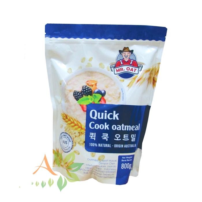 

MR OAT Oatmeal 100% Natural 800gr - Quick Cook