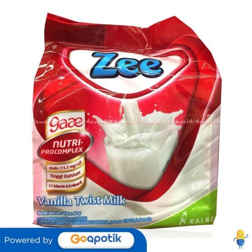 

Zee Susu Bubuk Rasa Vanila 40 Gram Dus 10 Sachet