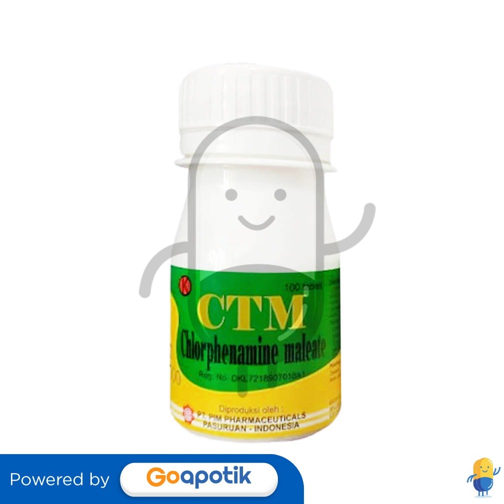 Ctm Pim 4 Mg Botol 100 Tablet