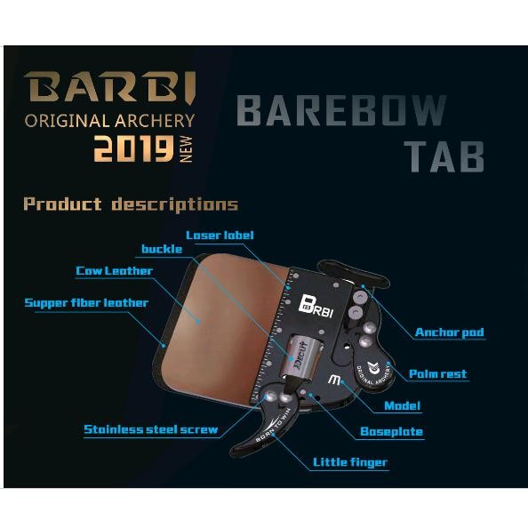 DECUT BARBI Finger Tab for BAREBOW - BAREBOW Fingertab Panahan