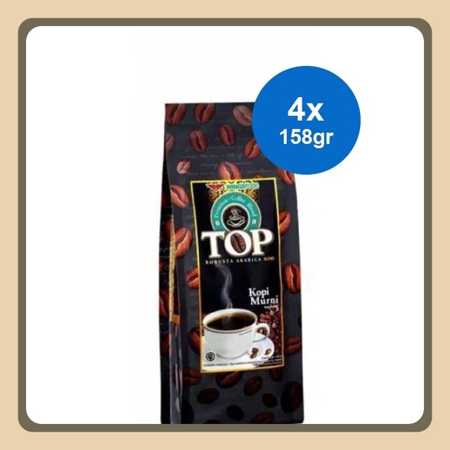 

Top Kopi Murni Instan 158 gr x 4