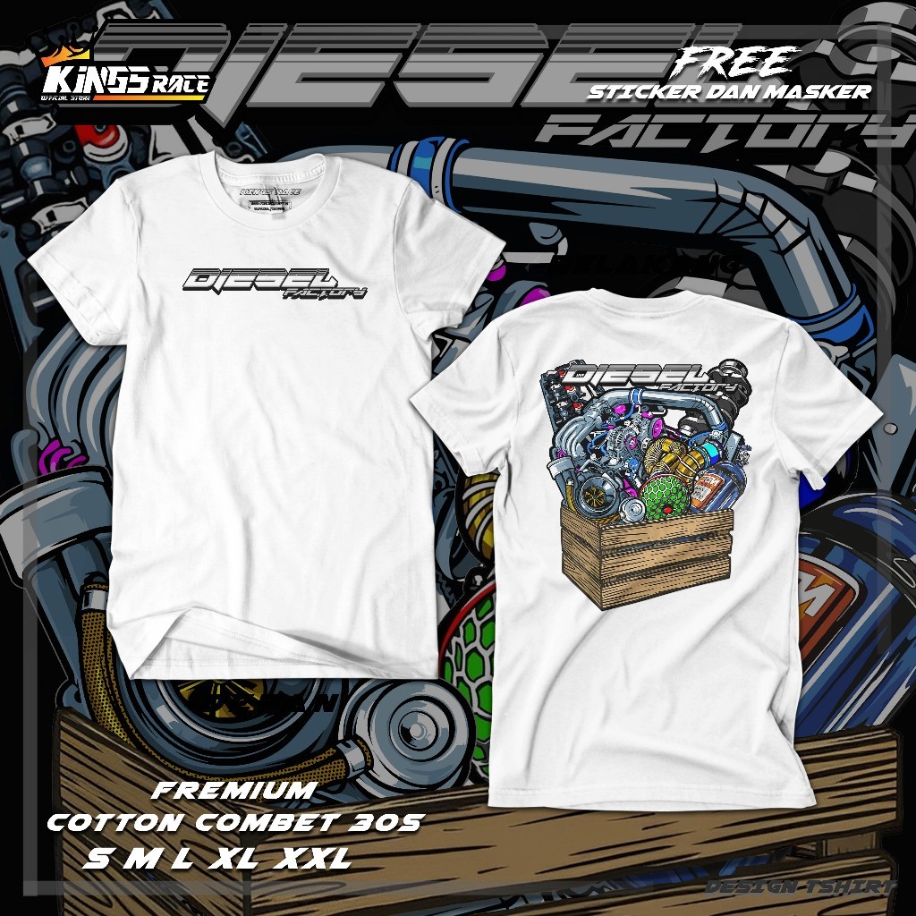 Kaos Diesel Gank | Kaos Mobil Diesel | Baju Diesel
