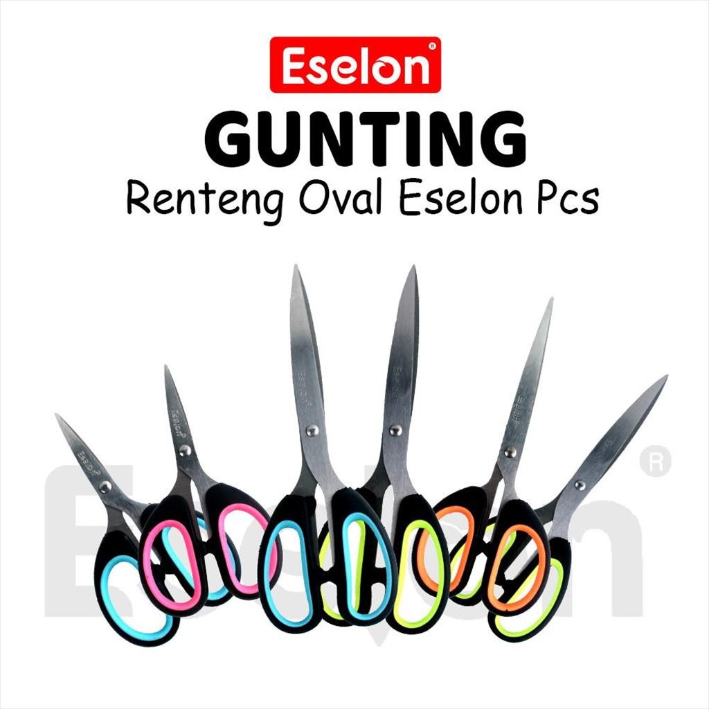 

1pcs Gunting Oval Eselon Pastel Renteng/ Gunting Eselon 640 660 680