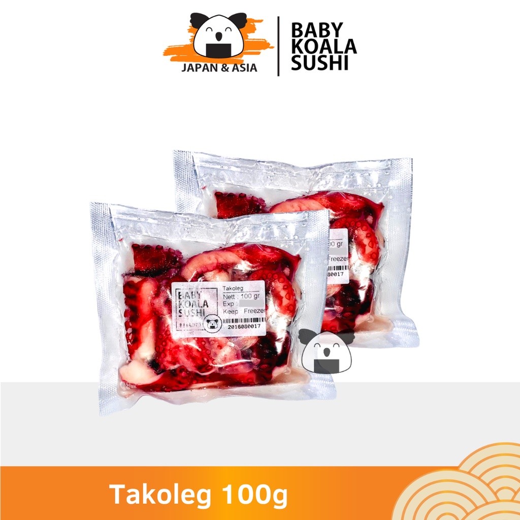 

TAKO LEG Kaki Gurita Potong 100 g │ Boiled Octopus Leg Cut for Takoyaki & Ramen