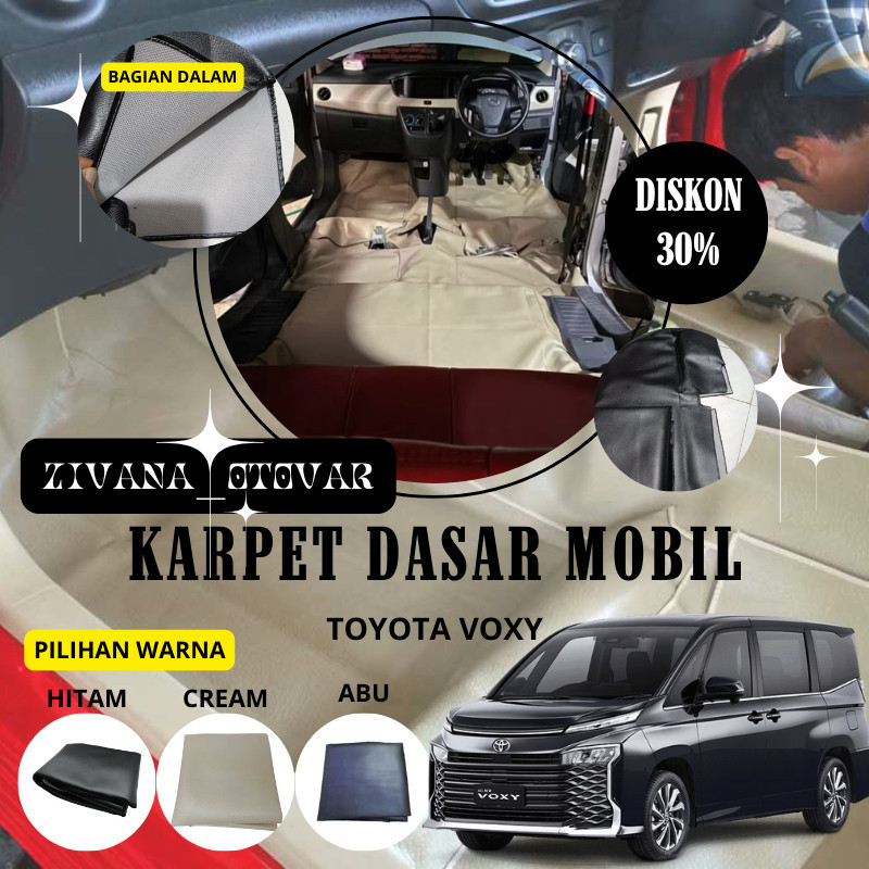 Karpet Dasar Lantai Mobil Super Peredam Toyota VOXY