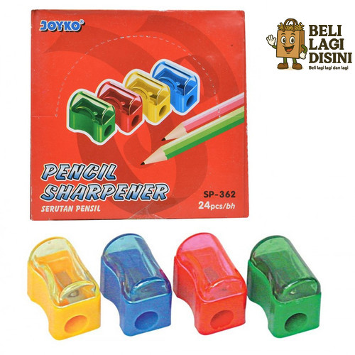 

Serutan Pensil Joyko SOLID COLOR SP-362 / Rautan / Orotan / Sharpener Pencil
