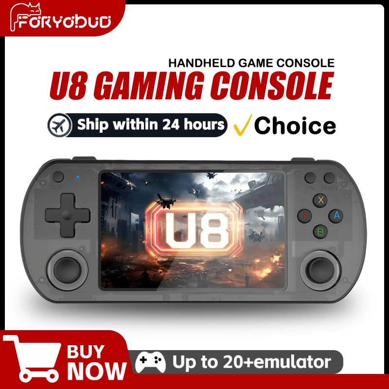 U8 Retro Video Game Player Linux System IPS Screen 4.0-inch Handheld Portable Pocket Video Game Mach