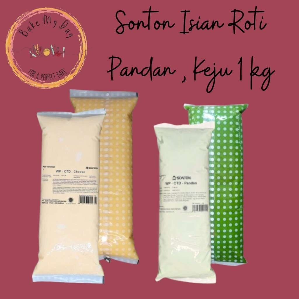 

Sonton Isian Roti Keju / Pandan