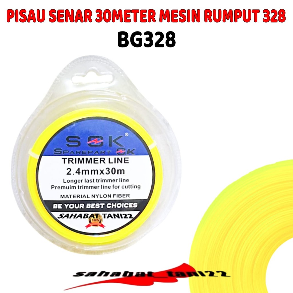 Pisau senar potong rumput senar potong rumput tali senar potong rumput 30 MTR