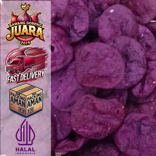

COD TARO CHIPS 1kg Taro Chips Ungu Keripik Ubi Ungu Taro Chips Ubi Ungu Cemilan Snack Manis