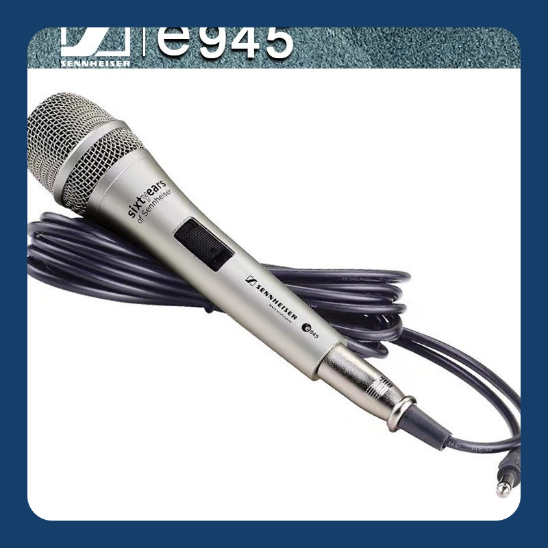 Sennheiser/original e845 S/e945,wired microphone,mic kabel,microphone kabel,mic karaoke,kabel mik,mi