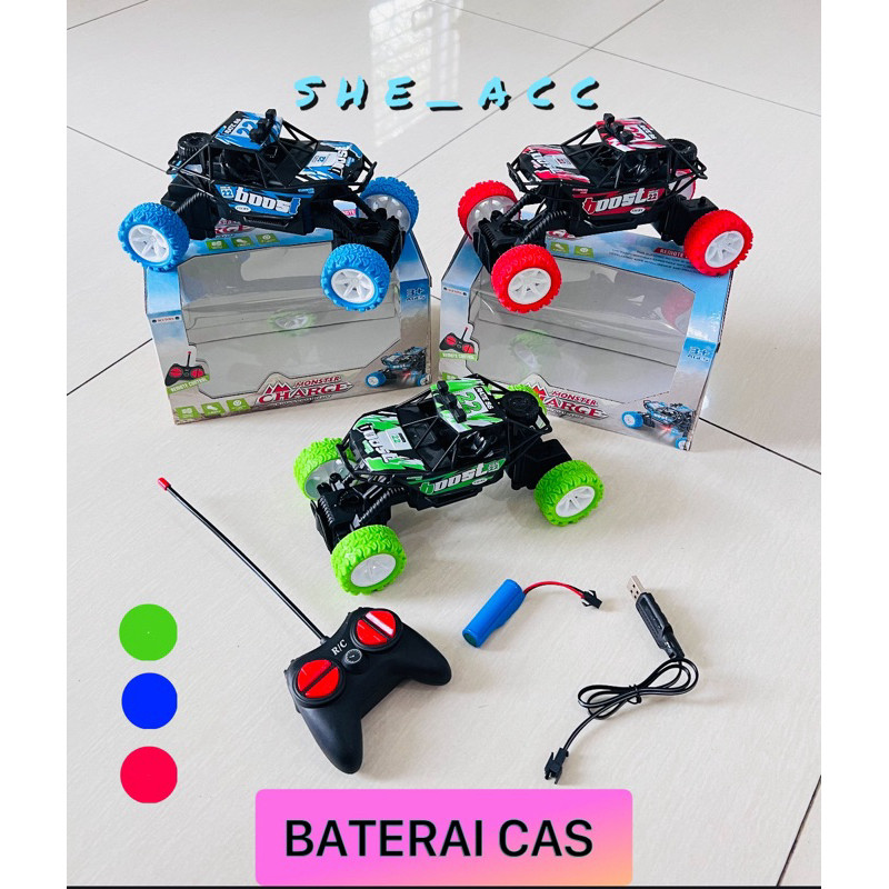 MuRaH [ trc ] Mainan Mobil Remote Control Jeep Offroad Climbing Car RC ROCK CRAWLER / RC MONSTER CHA