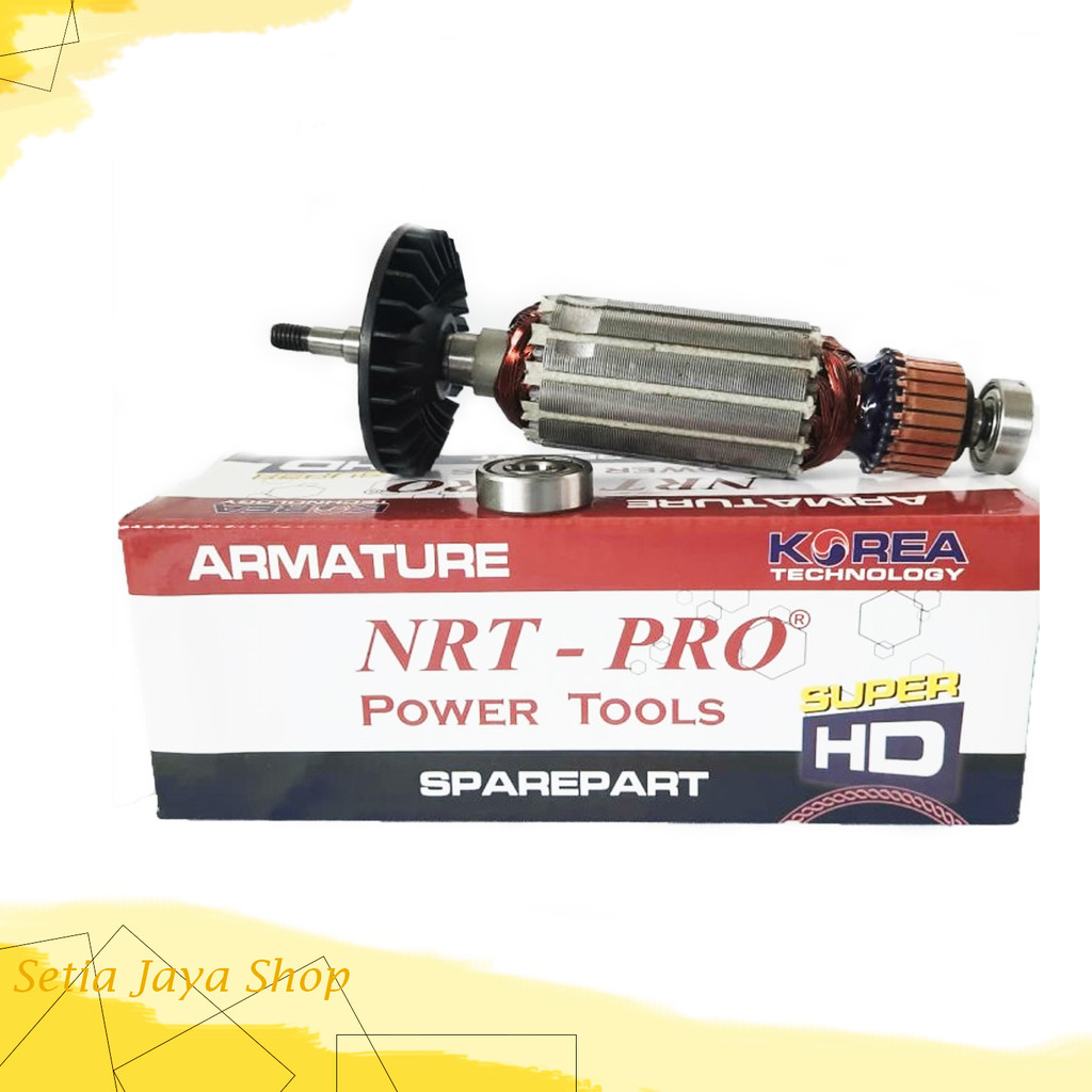 NRT PRO ANGKER GERINDA, Armature Gerinda Tangan UNTUK GERINDA Hitachi G10SS / G10SS2 NRT-PRO