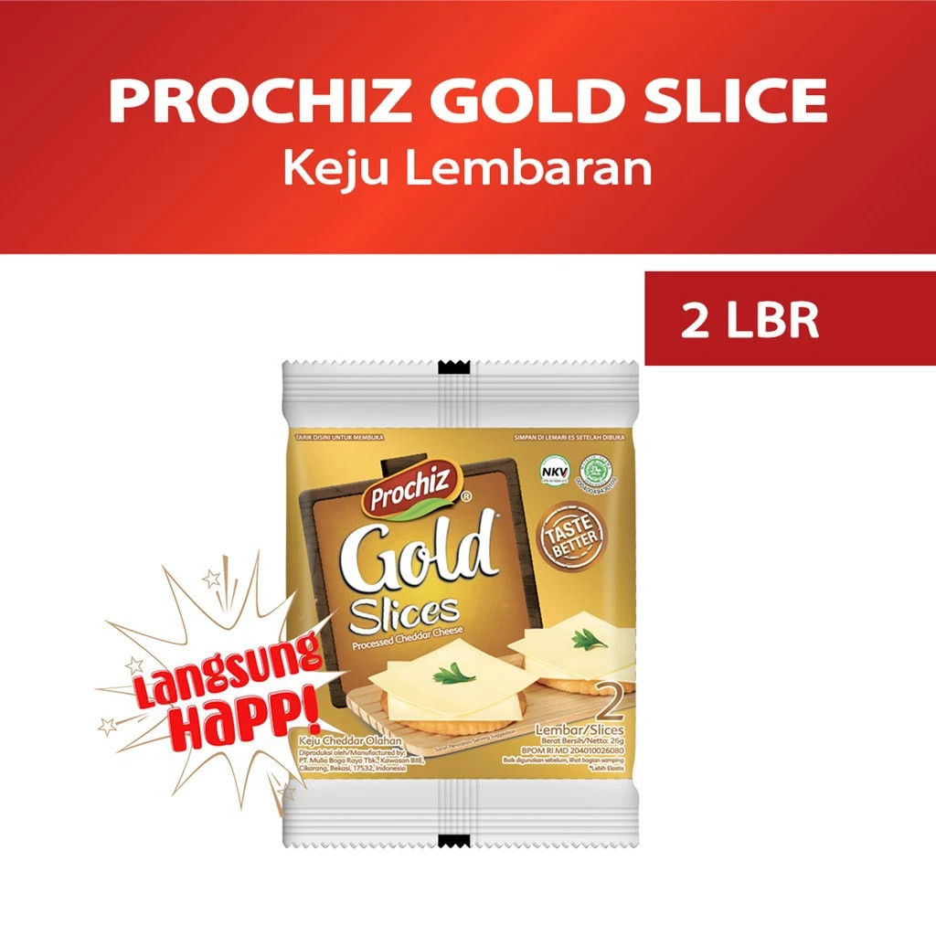 

SRL PROCHIZ PRO CHIZ KEJU CHEDDAR SLICE IRISAN KEJU CHEDDAR