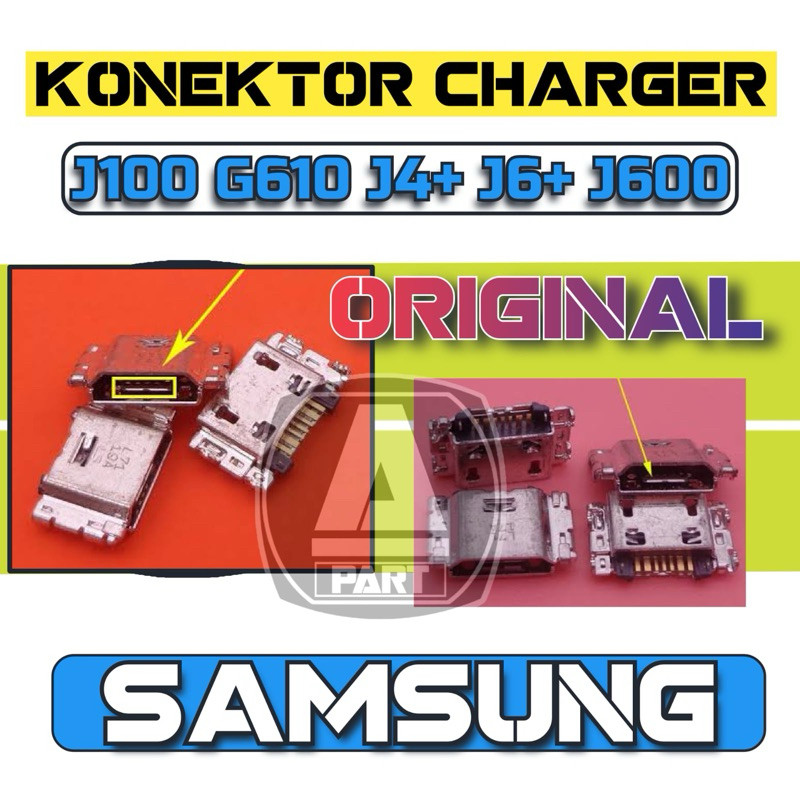 KONEKTOR CHARGER J100 G610 J415 J600 J6 PLUS KONEKTOR CAS ORIGINAL