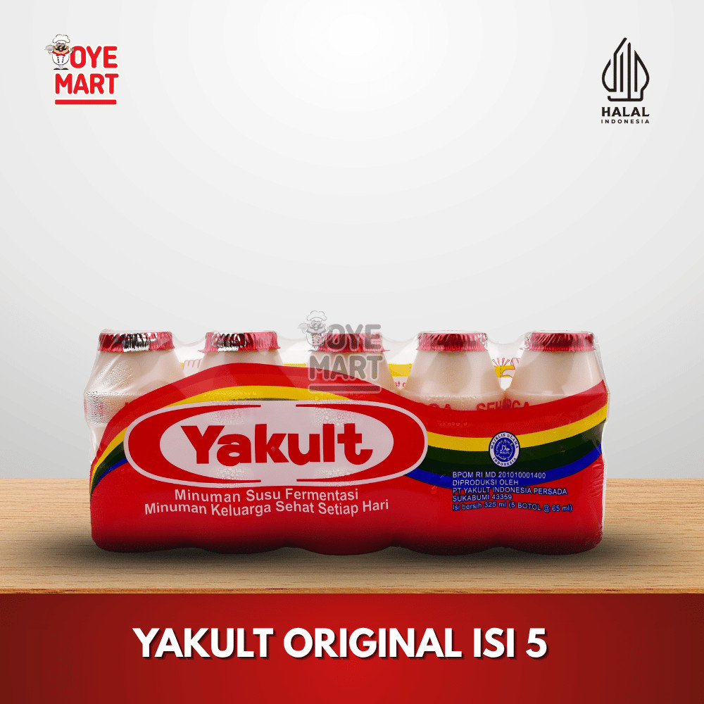

YAKULT ORIGINAL ISI 5 / SUSU YOGURT SEGAR