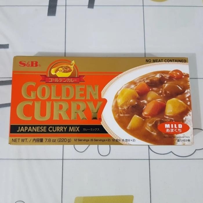 

日本咖喱S&B Golden Curry Japanese Curry Mix Saus Kari Jepang 92gr - Mild 220gr