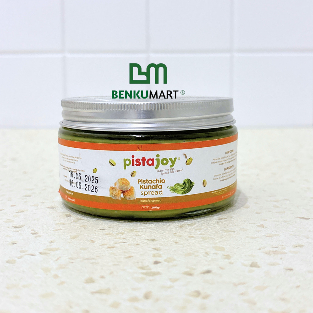 

Pistajoy Pistachio KUNAFA Spread 200 gr – Selai Pistachio dengan Kunafa Premium, Creamy & Gurih