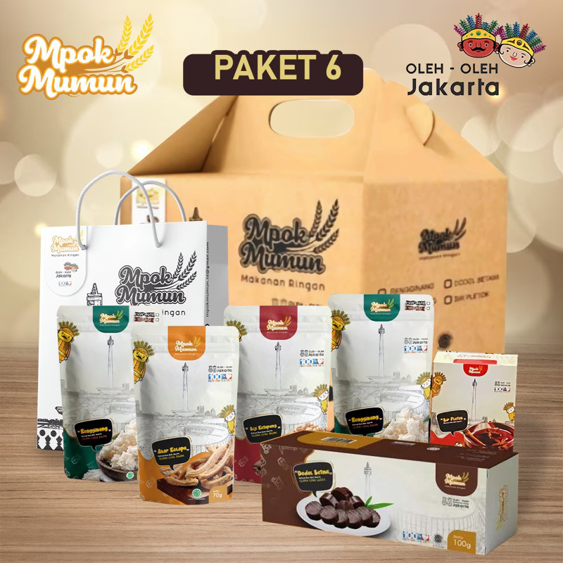 

Oleh Oleh Jakarta Isi 6 Varian Khas Betawi - MPOK MUMUN