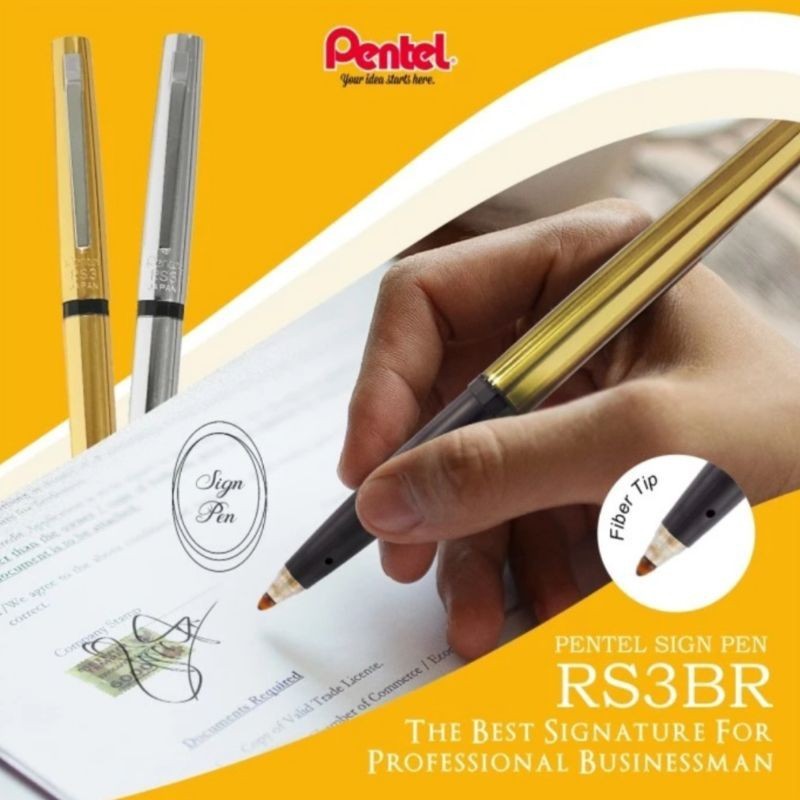 

PENTEL RS3 Rolling Writer Made In Japan / Pulpen Tanda Tangan