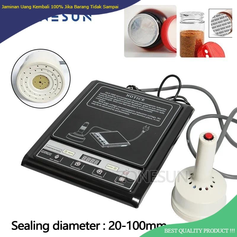

ZONESUN Hand Held Electromagnetic Induction Sealer Glass PET PP Bottle Sealing Machine Microcomputer Aluminum Foil Capper