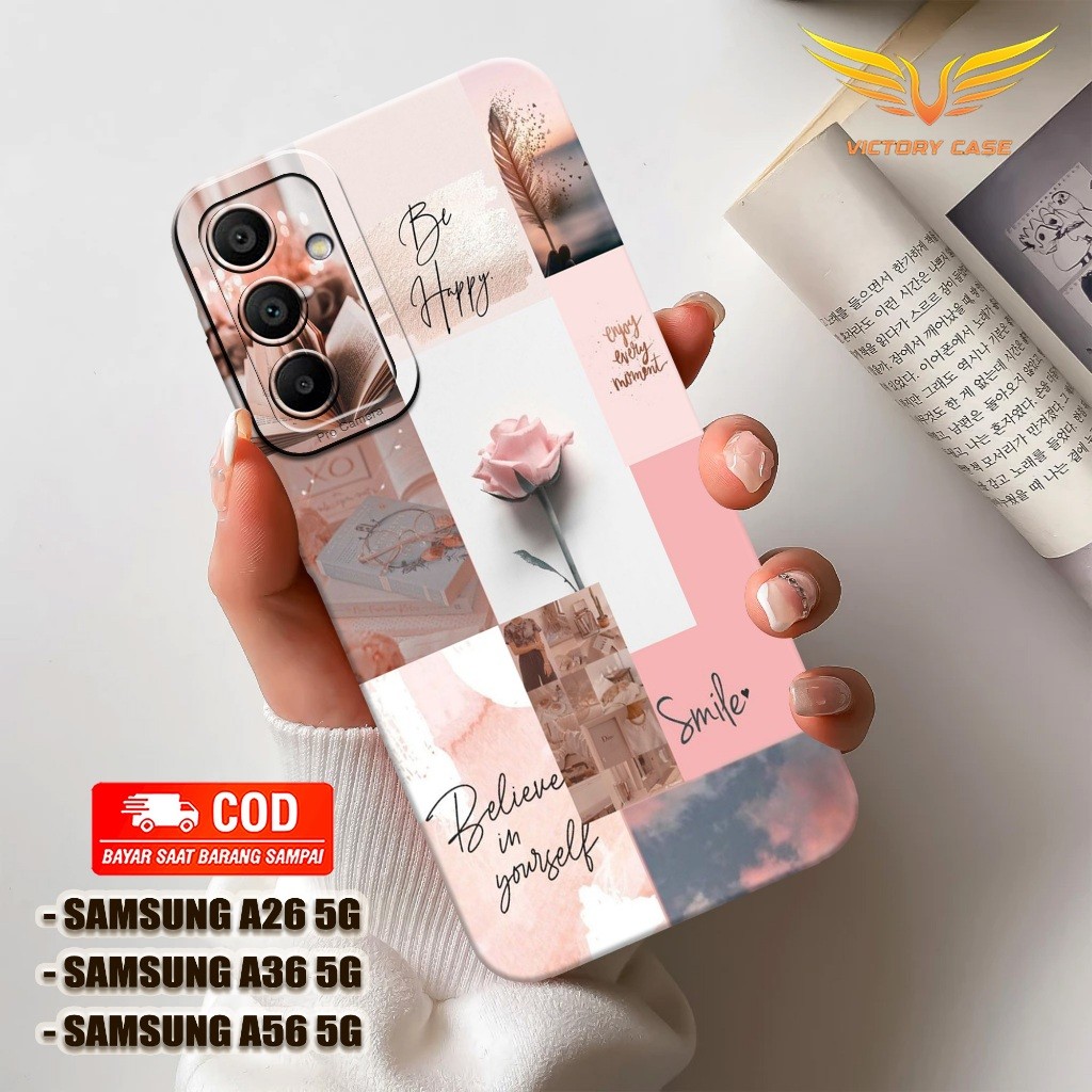 Case Samsung A26 5G / A36 5G / A56 5G 2025 Terbaru - Fashion Case AESTHETIC - Casing Samsung A26 5G 