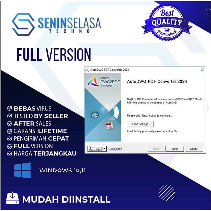 Software Konversi File: AutoDWG DWG to PDF Converter 6 [WIN]