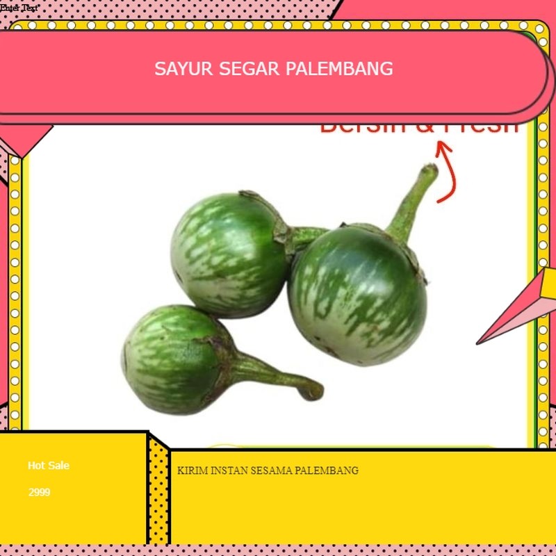 

Terong Lalapan - Sayur Sayuran Segar Palembang