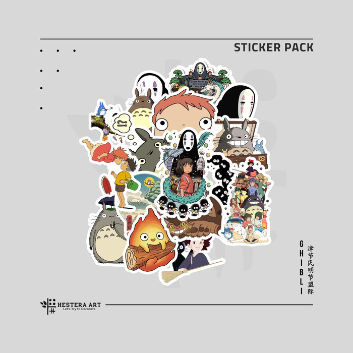 

Stiker Pack Anime Sticker Vinyl Doff Laminasi | Stiker Ghibli