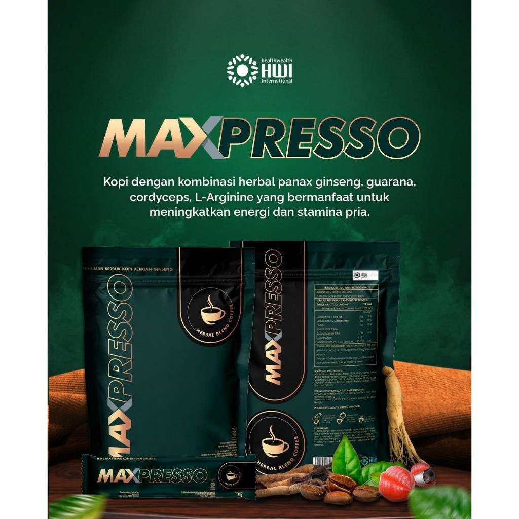 

Maxpresso - Kopi Stamina untuk Pria dan Wanita Original