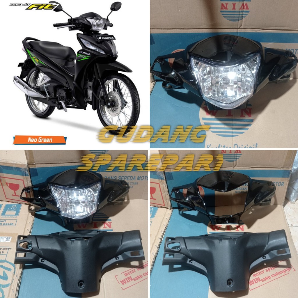 (BISA COD) Batok kepala honda revo fit fi 2014-2015, batok lampu revo fit fi, batok pala revo fit in