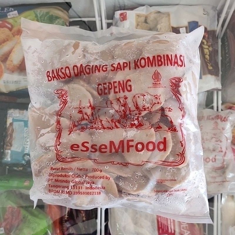 

Bakso Sapi Gepeng Essem Food Isi 50