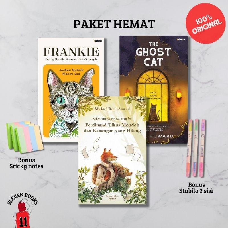 

Buku Original Memoires de la Foret, The Ghost Cat, dan Frankie (Baca)