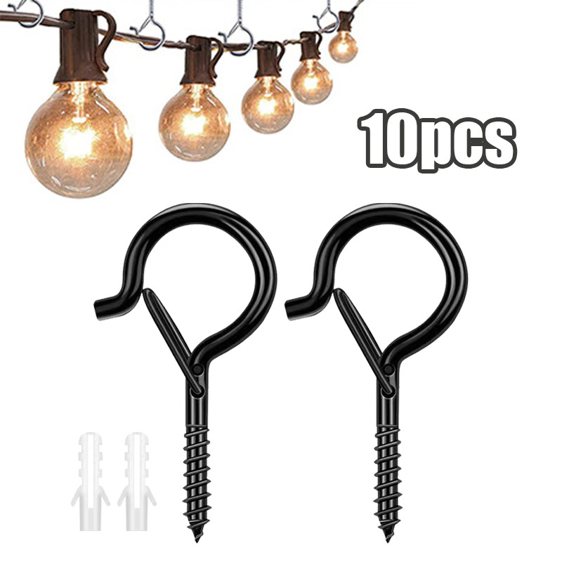 Cantolan Sekrup Screw Hook 10pcs Sekrup Cantolan Anti Jatuh Sekrup Gantungan Universal Sekrup Hook