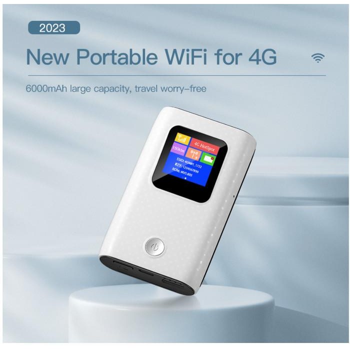 Modem Wifi 4G LTE with Power Bank SMARTCOM SM9050 PRO 6000mAh