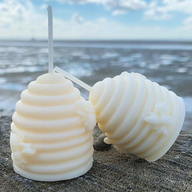 

3D Beehive Silicone Candle Mold DIY Honeycomb Aroma Plaster Soap Cake Baking Mould Candle Making Supplies Home Art Decoration