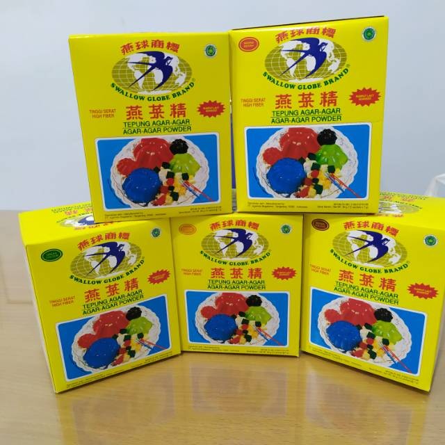 

Agar agar swallow globe 12x7gr