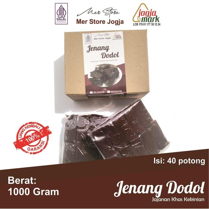

Jenang dodol hitam Mer store 1kg asli jogja Manis Food - jenang hitam Terlaris