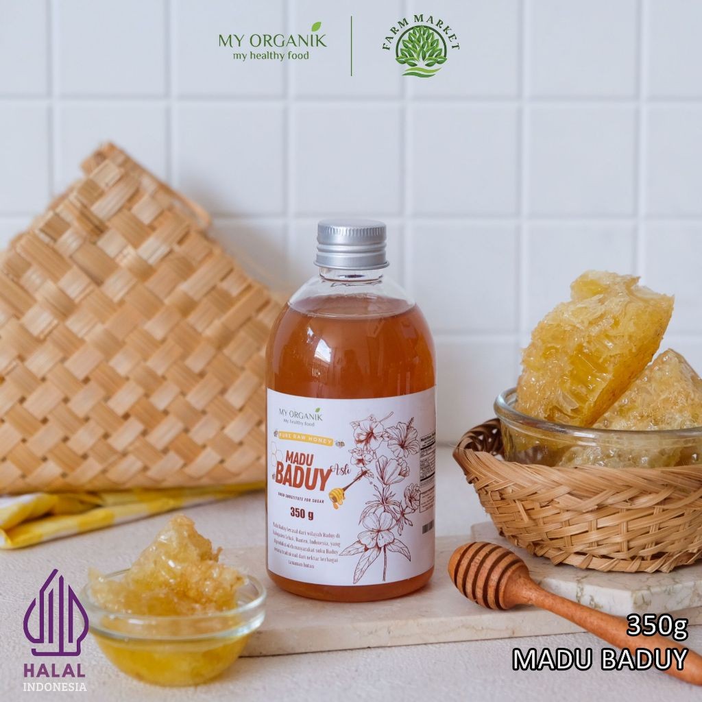 

My Organik Madu Baduy 350g Murni Raw Honey Asli 100% Original Premium