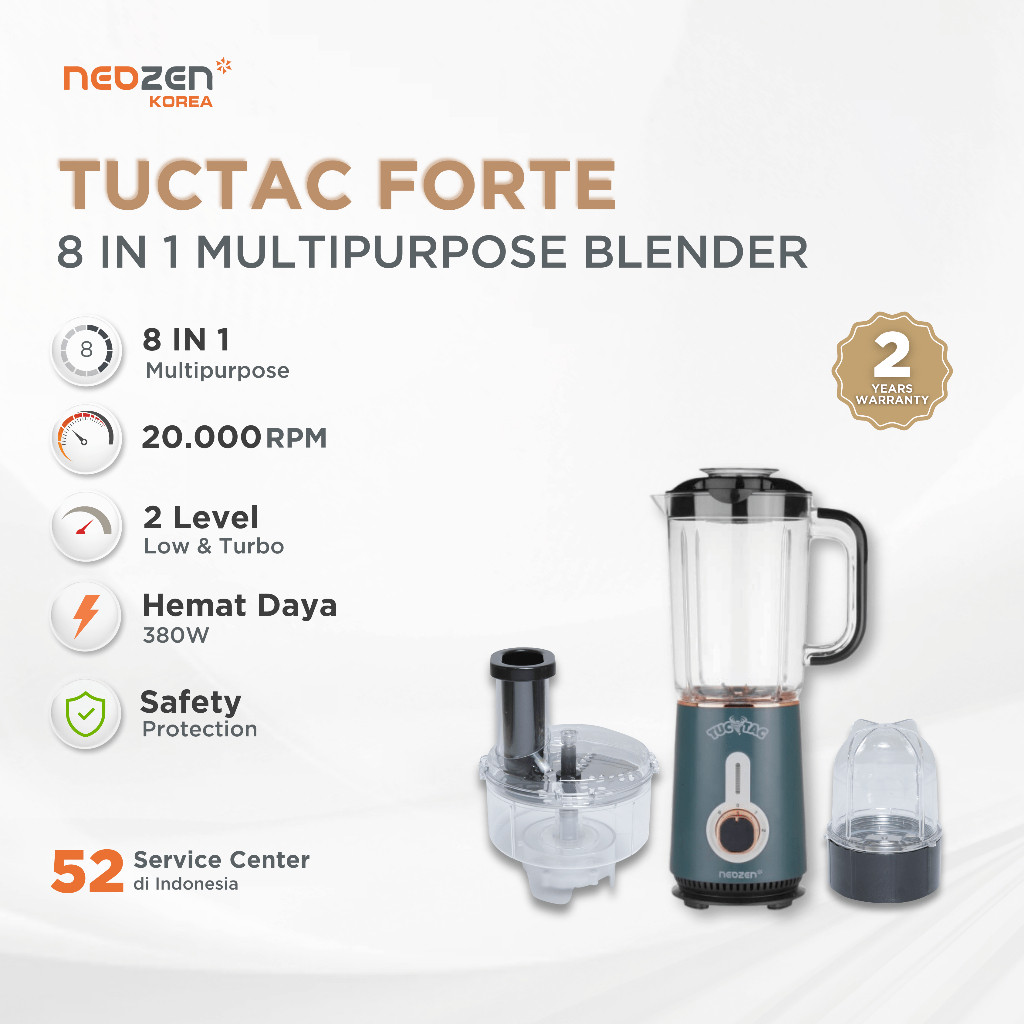 Neozen TucTac Forte - Multi Purpose Blender - Pine Green