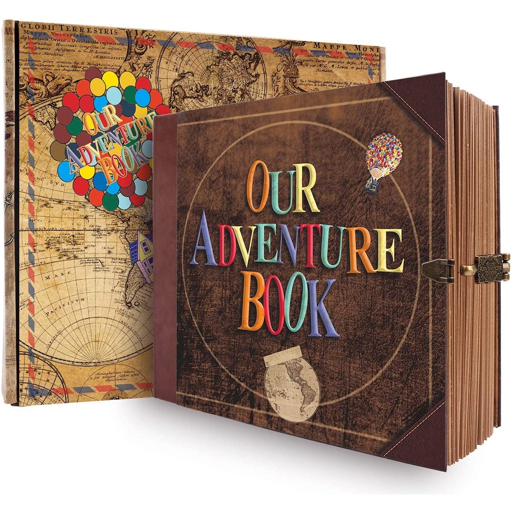 

146 Page DIY Handmade Photo Album Scrapbook Our Adventure Book Retro Kraft Album Anniversary Wedding Memory Mother's Day Gift