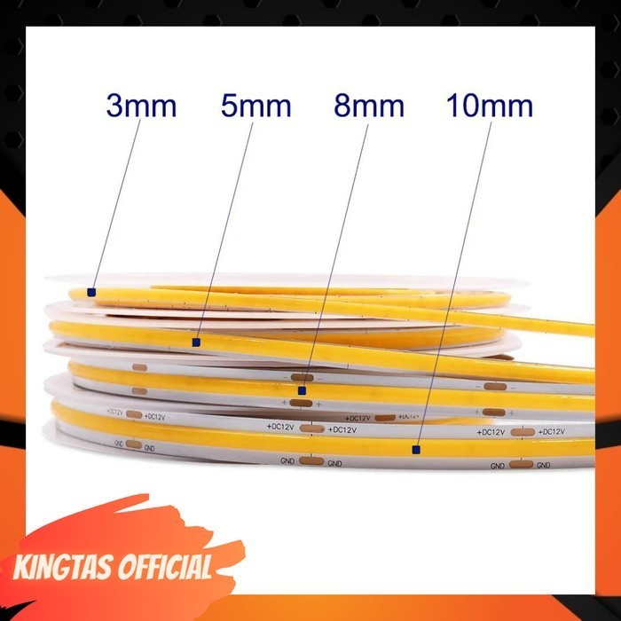 Led Strip COB 12V 320LP 5MM 10W Tronlite LED STRIP TL COB 12V 320LP 5MM