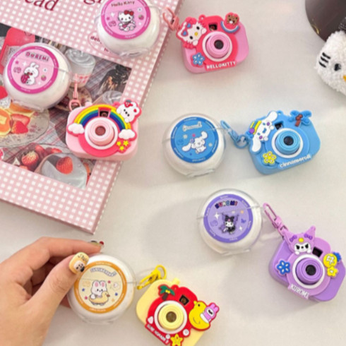 SherColl - [TWS-03] Set Wireless Earphone & Kamera PROYEKTOR Mini SANRIO / Paket Sanrio Headset TWS