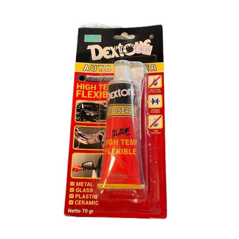 

DEXTONE Auto Sealer Hitam 30gr / 70gr – Lem Silikon Waterproof Serbaguna untuk Mobil, Motor, Kaca, dan Perbaikan Rumah Tangga