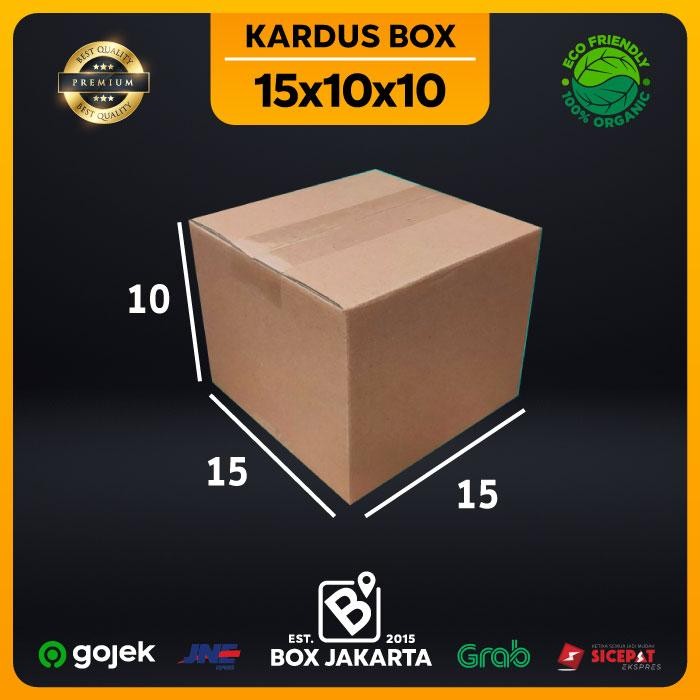 

KARDUS BOX uk 15x10x10 CM Kotak Packaging Corrugated SHEET POLOS